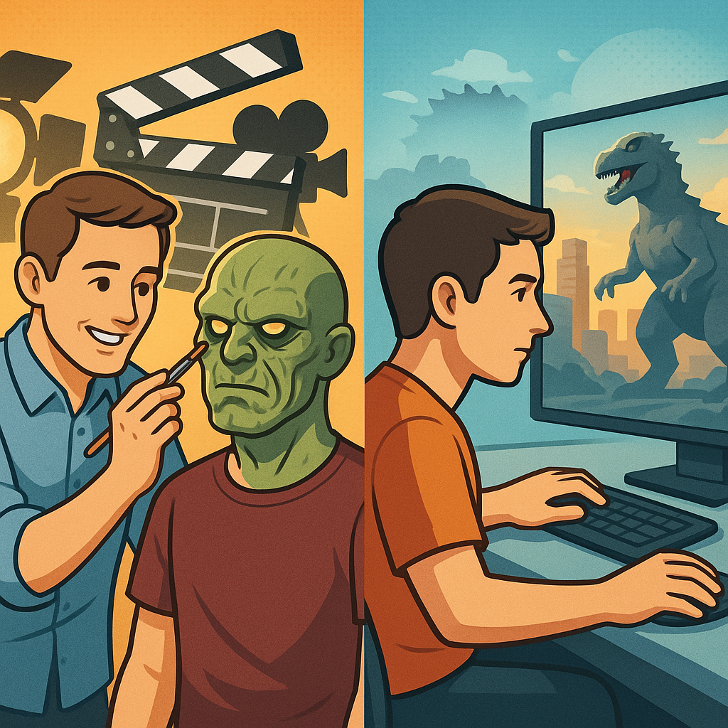 映画の舞台裏で使われる特殊効果の進化