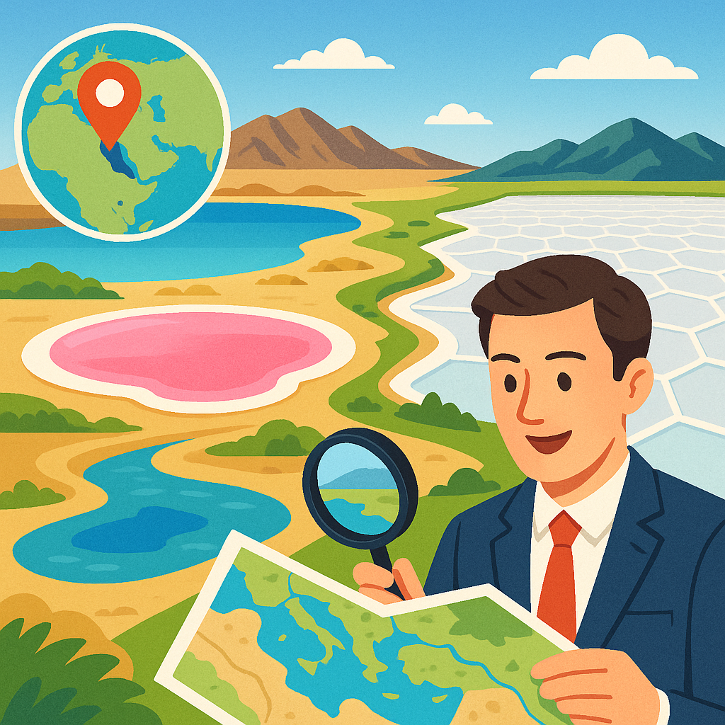 世界の塩湖とその地理的重要性